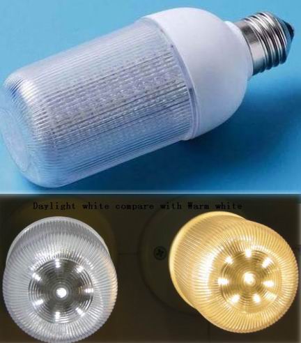 (image for) E26/E27, 4W, 80 LEDs warm white as CFL replacement