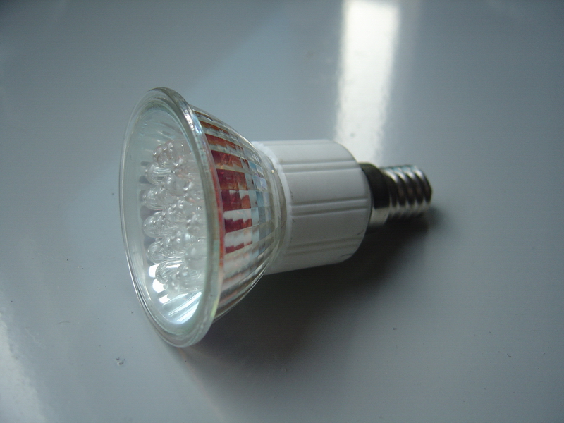 (image for) JDR, E14 Base, 20 LEDs, Warm white LED light bulb, 110V/120V