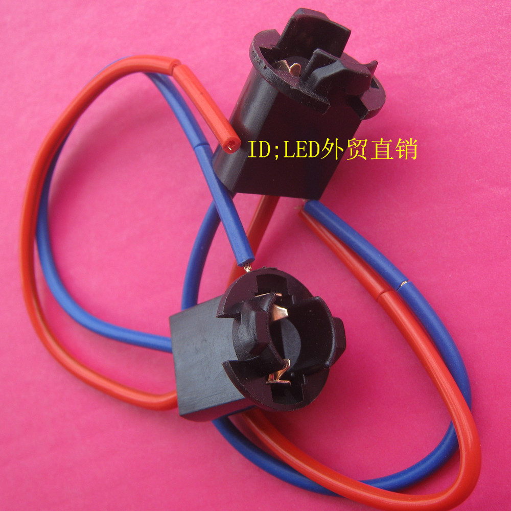 (image for) T5 WEDGE T10 WEDGE 194 Lamp holder With 11cm long wire - Click Image to Close