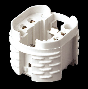 (image for) G24q-1, G24q-2, G24q-3, 4 Pin CFL Lampholder, Plastic Lampholder - Click Image to Close