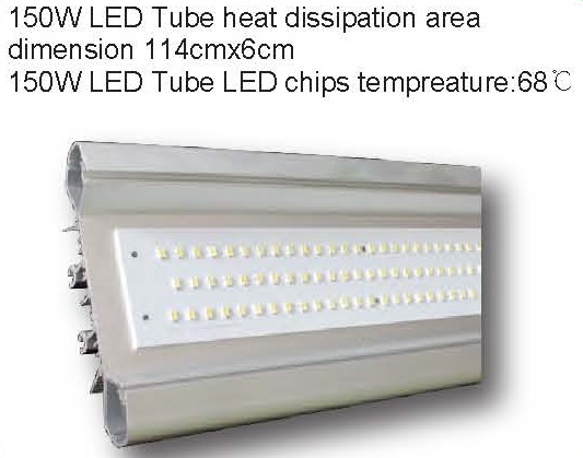 (image for) 150W LED Tube as fluorescent and high bay light replacement - Click Image to Close