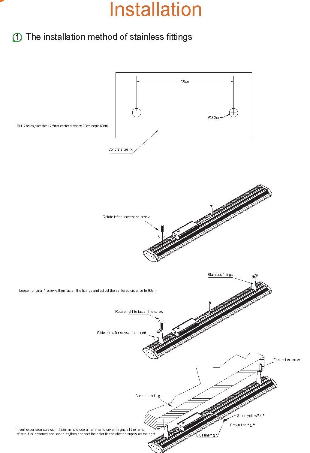 (image for) 150W LED Tube as fluorescent and high bay light replacement - Click Image to Close