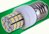 (image for) E27, 3W dimmable LED Bulb, 31mm ball w/48pcs 3528 SMD LED - Click Image to Close