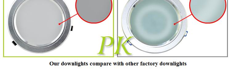 (image for) 4" LED downlight bulbs, 7 Watts ivory color Fixture, 85~265V - Click Image to Close