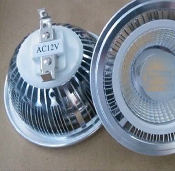 (image for) AR111 led light bulb replacement, G53 base, 10W COB LED, 12V - Click Image to Close