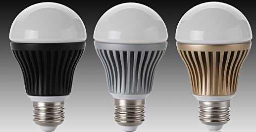 (image for) E27, A19 shape, 6.5 Watt high power LED light bulb, OEM order - Click Image to Close