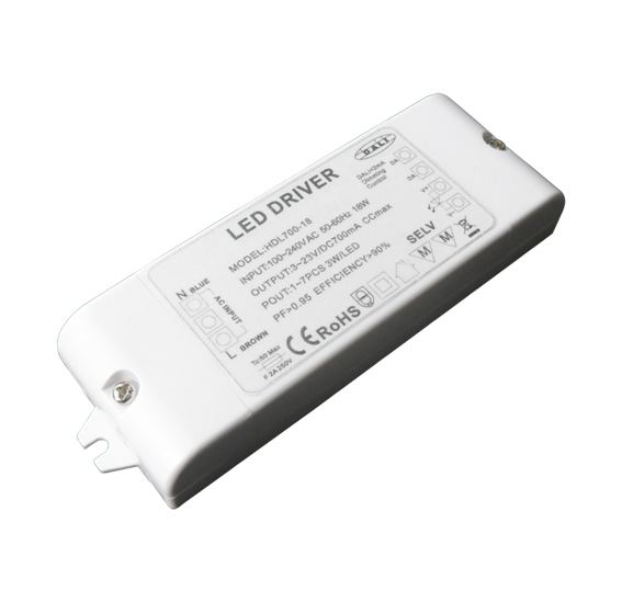 (image for) 20 Watts DALI bus dimmable constant current led driver, DC 25V - Click Image to Close