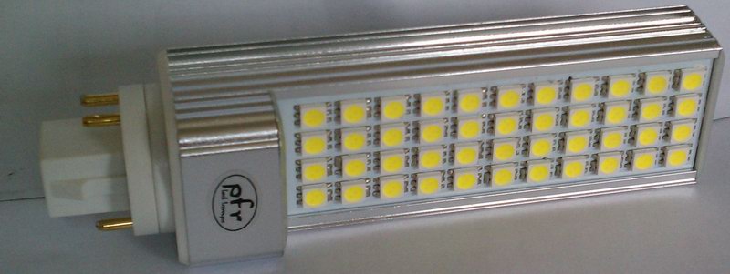 (image for) 8W with 44 pcs 5050 SMD, 5" CFL LED bulbs, different base, OEM - Click Image to Close