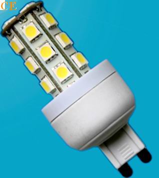(image for) G9 LED lights, 4 Watt w/21pcs 5050 SMD LED, Cool white, 85V~265V - Click Image to Close