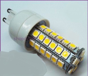 (image for) G9 LED bulbs, 7watt with 48 pcs 5050 SMD LED, Cool white, AC120V - Click Image to Close