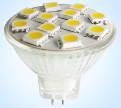 (image for) MR11, 1.4W LED Replacement Bulbs, 12pcs 5050 SMD LED,OEM order - Click Image to Close