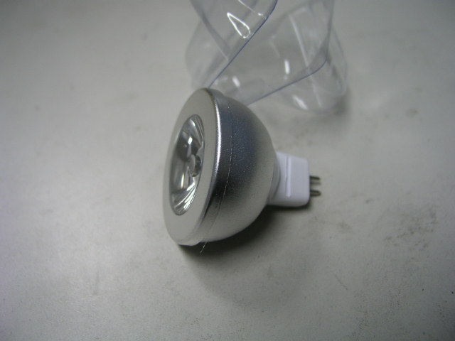(image for) MR16 LED light bulbs, 1 watt, Warm white, 12V led house lights - Click Image to Close