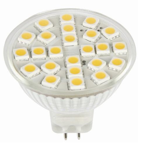 (image for) MR16 led light bulbs replacement, Warm white, 3.5 watt 10~30V - Click Image to Close