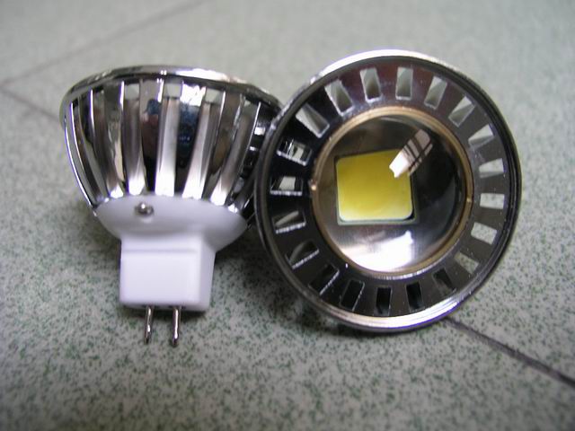 (image for) MR16 LED light bulbs, 1 pc 5W LED, Cool white, 12V led bulbs - Click Image to Close