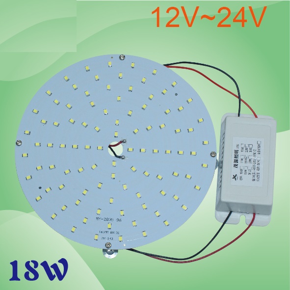(image for) 12V/24v,18W led, 6.5" U or ring type 50W fluorescent replacement - Click Image to Close