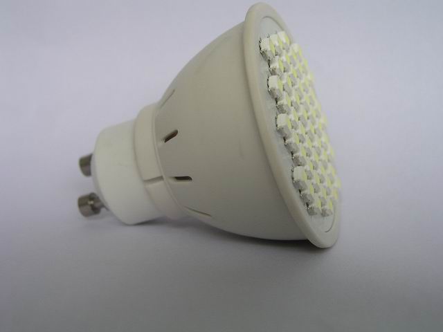 (image for) GU10, 3W dimmable LED Replacement Bulbs, 48pcs 3528 SMD LED - Click Image to Close