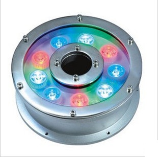 (image for) 9X1 Watt LED Pool Lights, Compatible DMX512, DC12V/24V, OEM - Click Image to Close