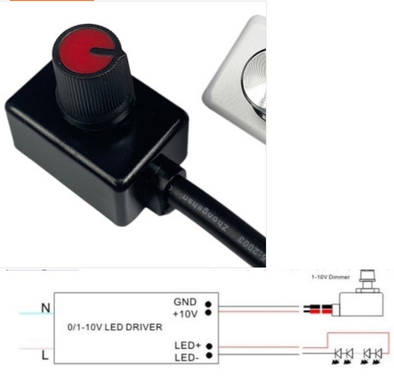 (image for) 0 10v led dimmer current sink dimmer for led dimmable bulb