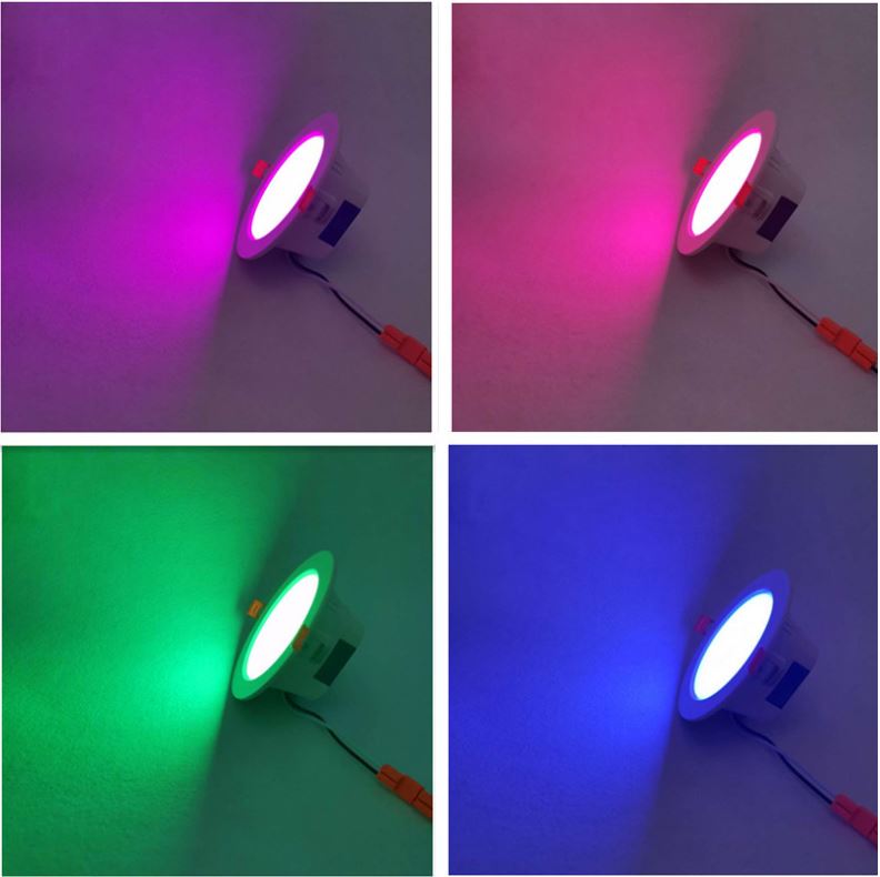 (image for) 10W Smart ZigBee RGB CCT Tunable Smart LED Downlight kit