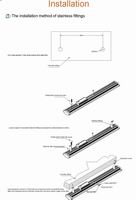 (image for) 150W LED Tube as fluorescent and high bay light replacement