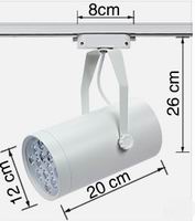 (image for) 15 watt LED Pin Spot 3-Wire Track Lights