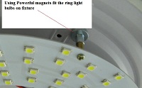 (image for) 18 Watt led panel, As 45W 7" ring or U fluorescent replacement