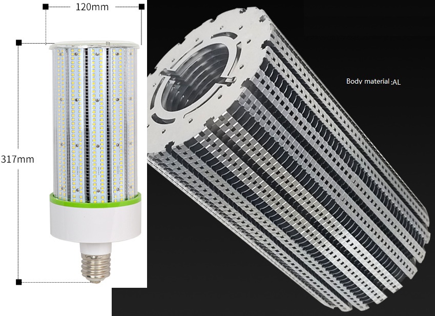 (image for) 200W LED bulb replace 277V Metal Halide lamp E27 E39 E40 - Click Image to Close