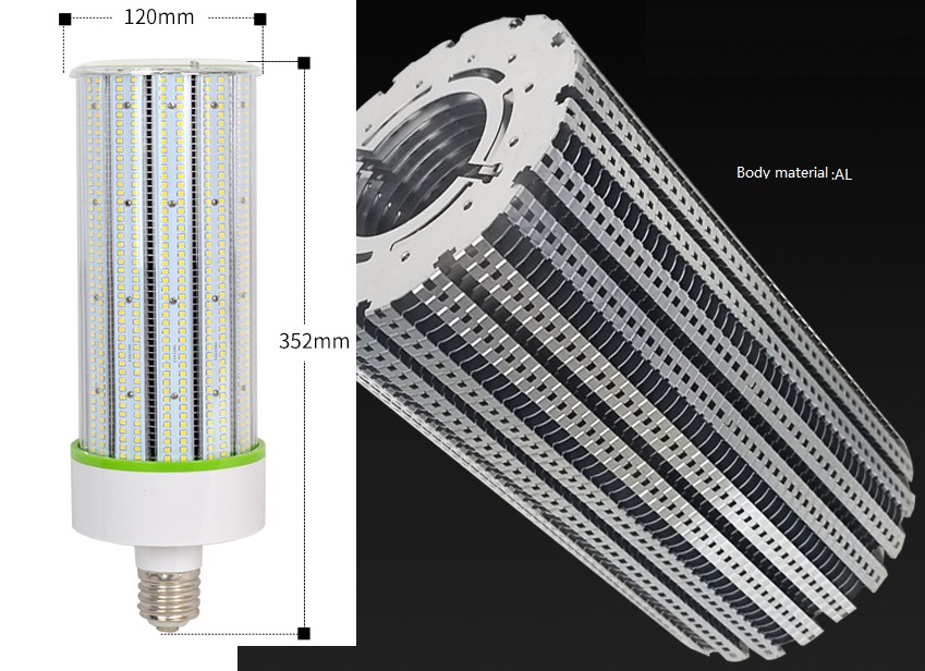 (image for) 300W LED bulb replace 277V Metal Halide lamp E27 E39 E40 - Click Image to Close