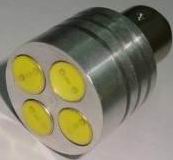 (image for) S25 LED bulbs for car use 4 pcs 1W LED, 12V / 24V - Click Image to Close