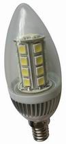 (image for) C37, 5 Watt Candle LED Light bulbs, 27 pcs 5050 SMD LED