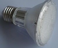 (image for) PAR20 LED colorful led light bulbs using 38 leds, E27, AC230V