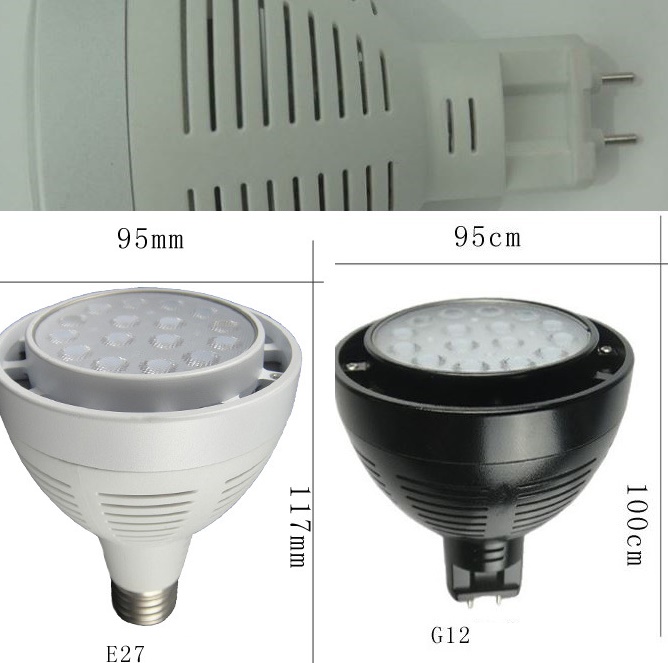 (image for) G12 metal halide led replacement, g12 led replacement bulbs, G12 led retrofit 35W LED Lamp Osram LED chip G12 GX8.5 AC 110V 277V - Click Image to Close
