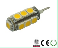 (image for) G4 T10, 2 watt led bulbs for cars, warm white, DC12V