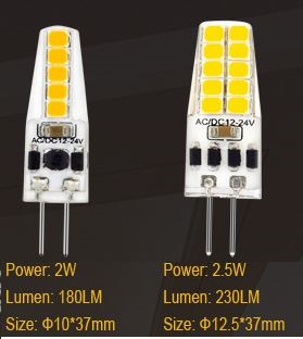 (image for) G4 led bulb 24v g4 led bulb 12v 2W dimmable INDICATOR LIGHT - Click Image to Close