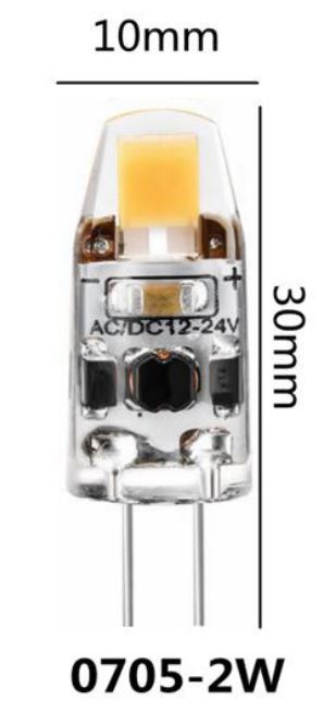 (image for) 2W G4 led bulb 24v g4 led bulb 12V marine INDICATOR LIGHT - Click Image to Close