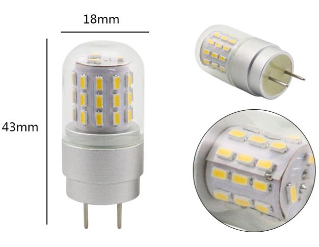 (image for) 3W Bi-pins G4 led bulb G8 led bulb replacement 12V 24V 110V 220V