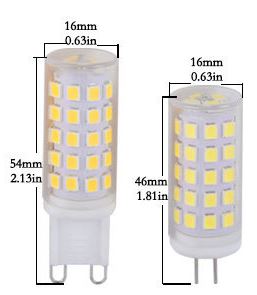 (image for) 6W Ceramic AC110V G4 LED light Bulb AC 220V G9 LED light Bulb