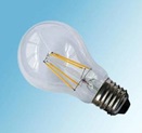 (image for) 4W A19 LED bulb, Full glass like incandescent bulb - Click Image to Close