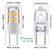G8 LED bulb 2W Equivalent to G8 Halogen Bulb 20W T4 JC Bi-Pin