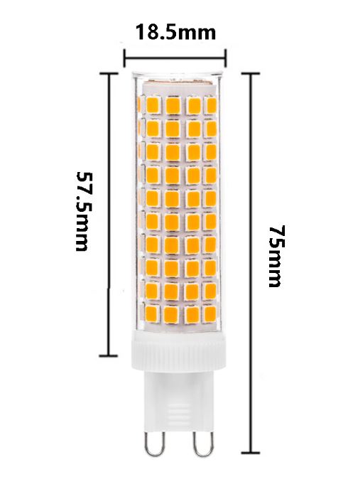 (image for) 12W Ceramic AC110V G9 LED light Bulb AC 220V G9 LED light Bulb