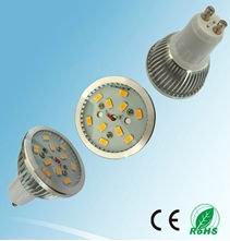 (image for) 6W GU10 LED house lights, 10pcs 5630 SMD LED, Warm white