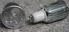 (image for) GU10 led light bulbs for home use, Use 3 pcs 3W LEDs, Cool white