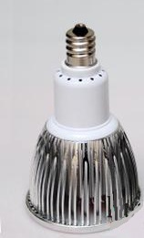 (image for) JDR LED light bulb replacement E12 Candelabra base, 3pcs 1W leds - Click Image to Close
