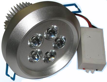 (image for) LED downlight 5x1W with Aluminum Fixture