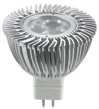 (image for) MR16, 5 Watt Cree LED, dimmable, Cool white, 12V