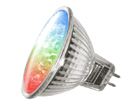 (image for) MR16 RGB led bulb smoothly transition from one color 12V 2.1W