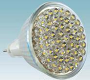 (image for) MR16 led light bulb replacement, 3.5W, 80 LEDs, Cool white, 12V - Click Image to Close