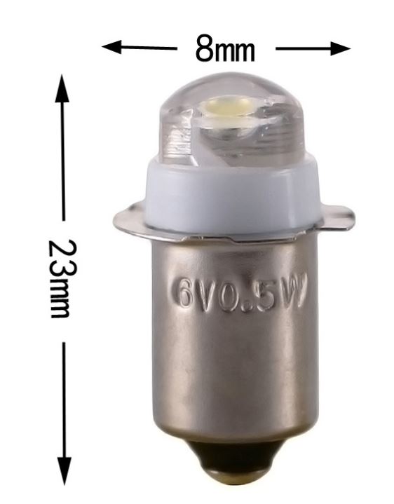 (image for) P13.5S led flashlight 0.5W MINIATURE Torches 3V 6.3V 12V 18V 24V - Click Image to Close