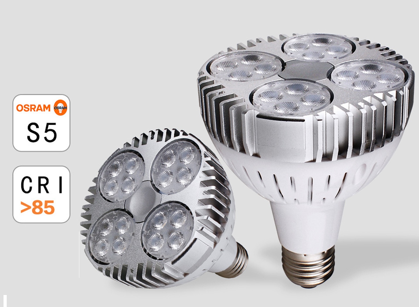 (image for) PAR30 LED bulb 25W OSRAM chip for retail store jewelry displays - Click Image to Close