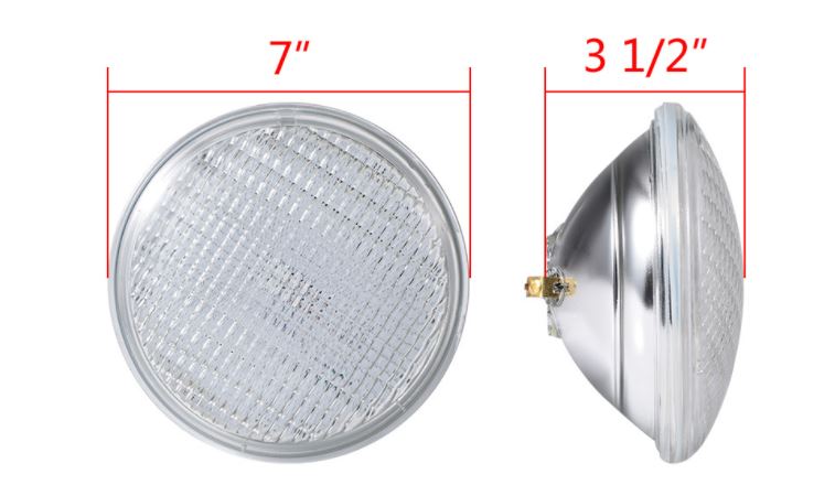 (image for) 25W PAR56 G53 LED pool light bulb replacement, 12V 24V - Click Image to Close